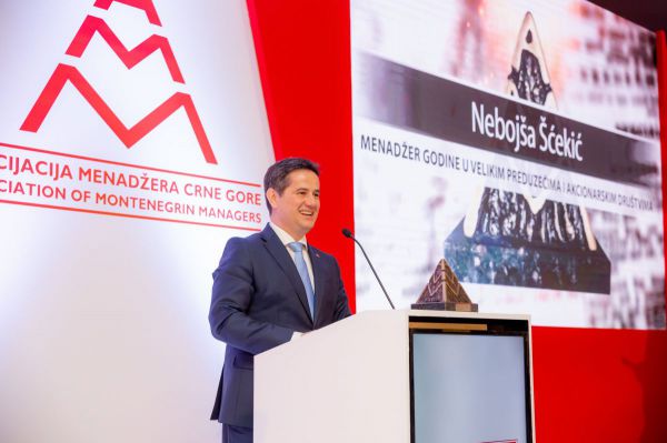 Uručena nagrada izvršnom direktoru Sava osiguranja Nebojši Šćekiću, najuspješnijem menadžeru u 2018. godini u velikim preduzećima i akcionarskim društvima