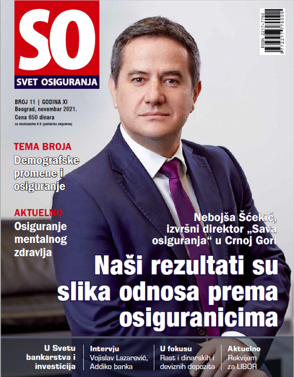 Nebojša Šćekić, izvršni direktor Sava osiguranja - intervju za časopis 