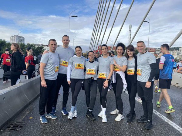 Ponosni na naše kolege na Podgorica Millennium Run 2025!