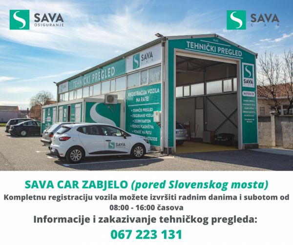 Akcija na tehničkom pregledu Sava Car Zabjelo