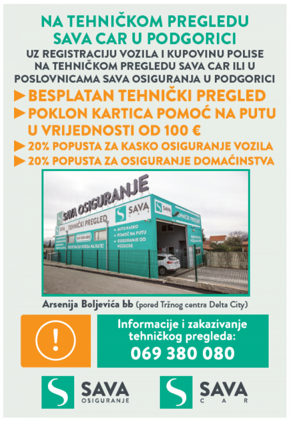 Akcija na tehničkom pregledu Sava Car u Podgorici
